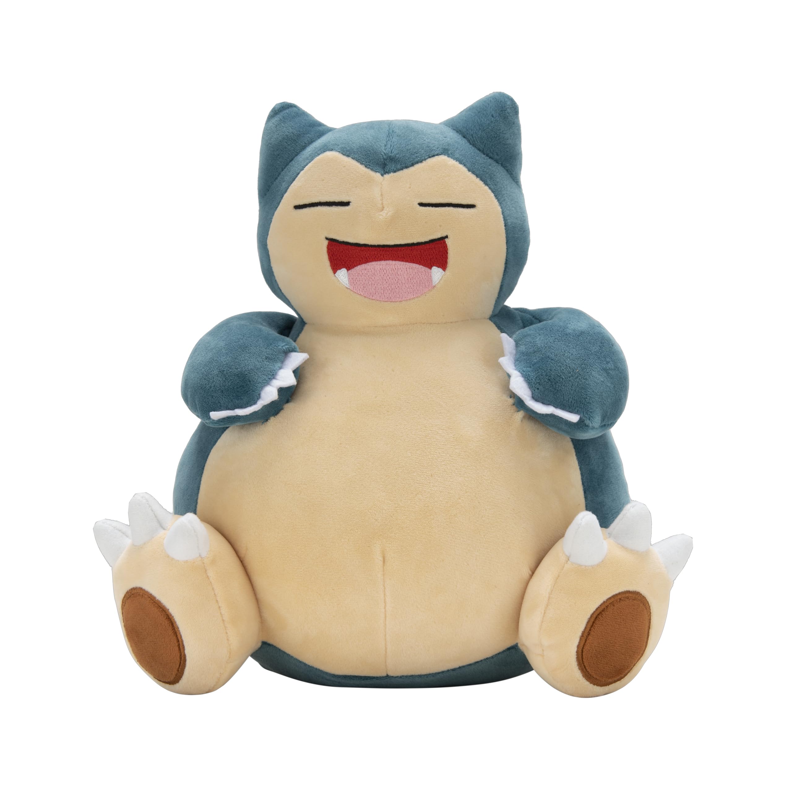 Jazwares Pokemon Snorlax 12-inch plush with ultra-soft fabric for cozy play