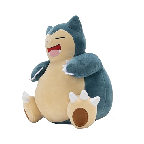 Jazwares Snorlax plush close-up showing authentic details for collectors