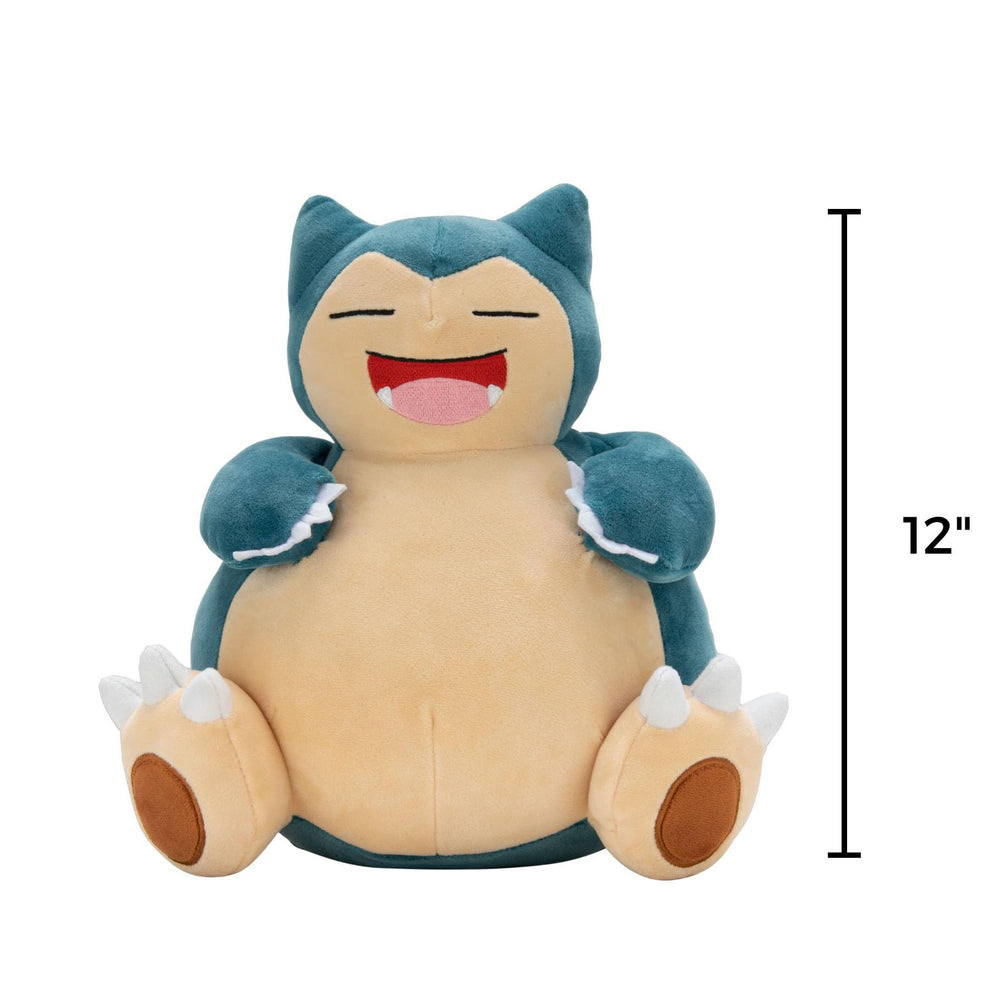 Snorlax plush packaging by Jazwares, ready for gifting