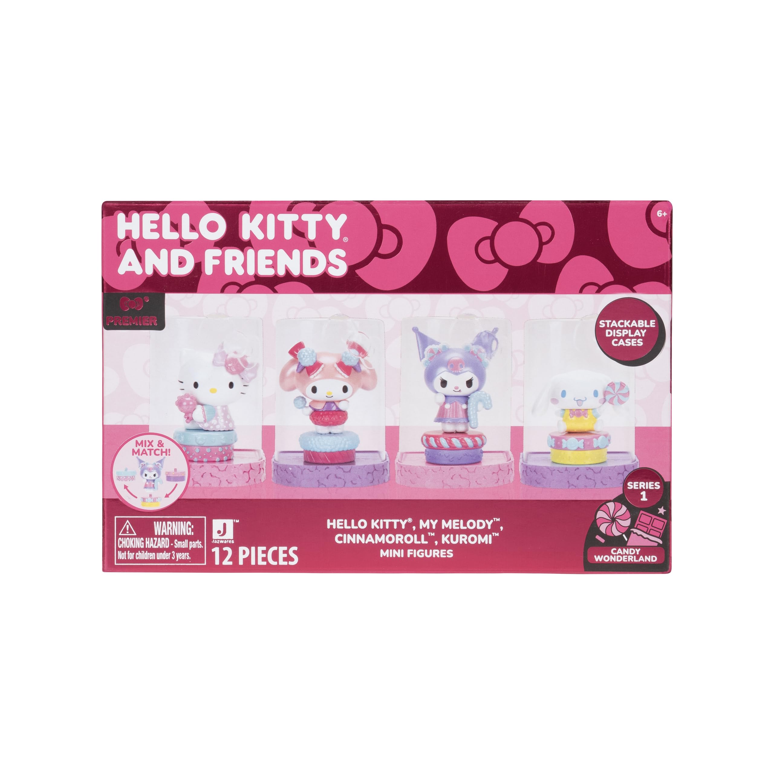 Jazwares Sanrio licensed logo, authentic branding for licensed collectibles