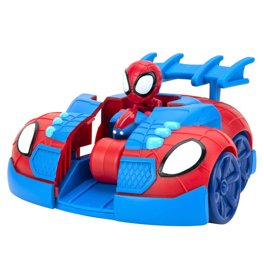 Jazwares Spidey Web Strike Vehicle spoiler-launch action ready for surprise