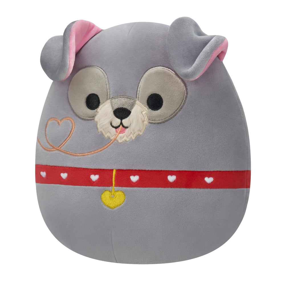 Jazwares Squishmallows Tramp plush packaging view, officially licensed Disney collectible.