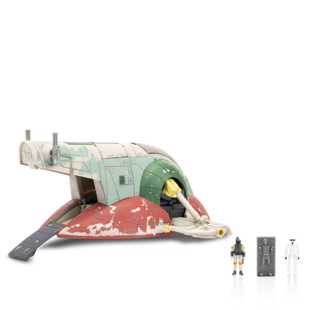 Jazwares Star Wars Micro Galaxy Boba Fett Starship cockpit detail for immersive play