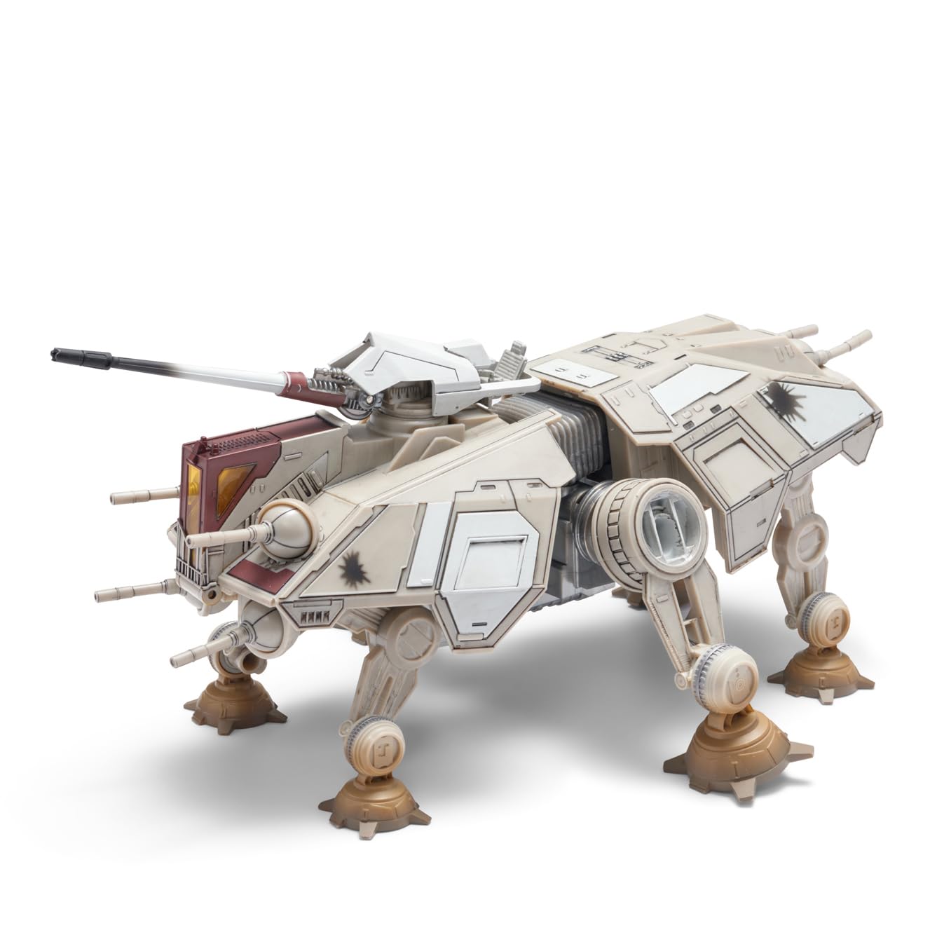 Jazwares Star Wars AT-TE retractable landing gear in action.