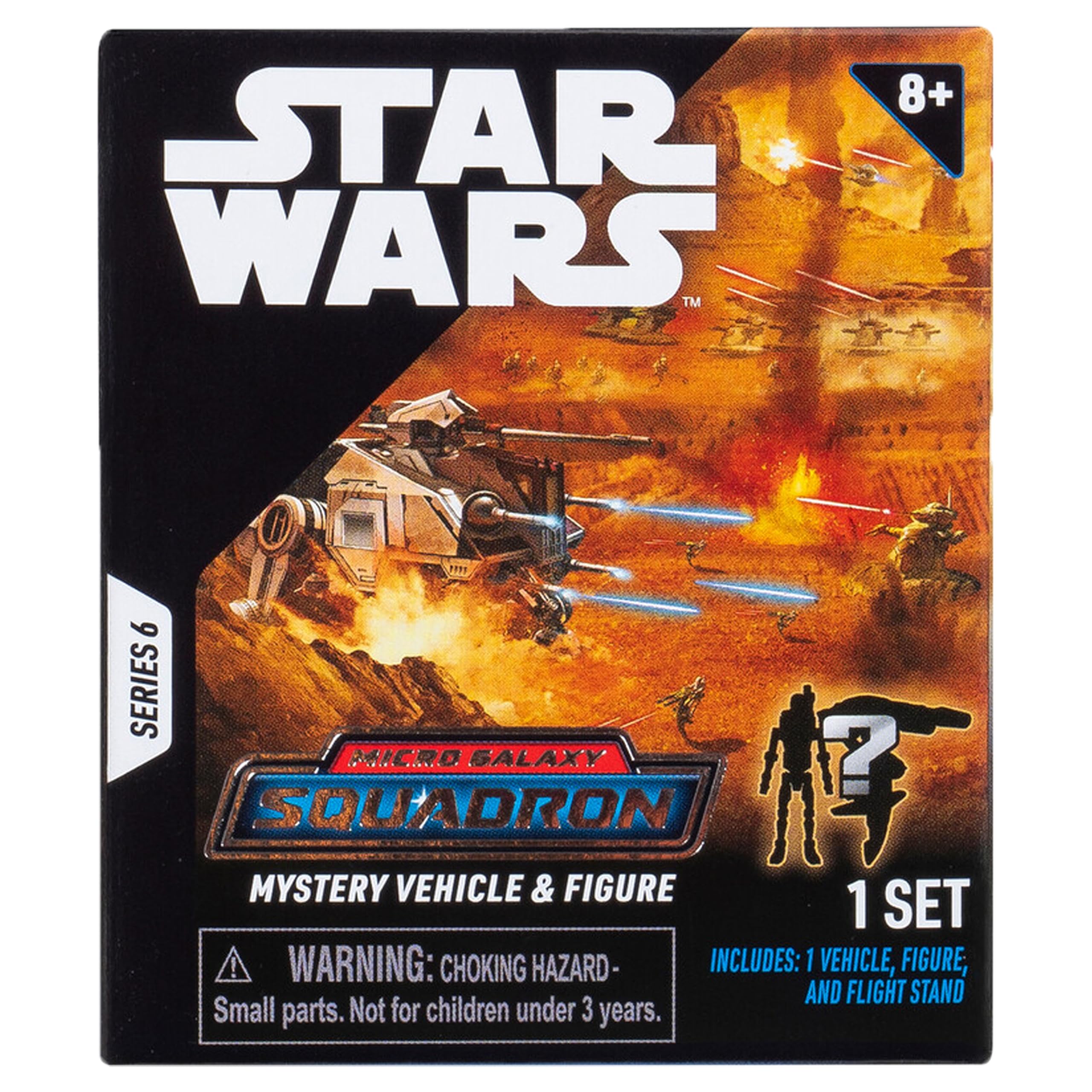 Jazwares Star Wars Micro Galaxy Scout Barc Speeder Green with Clone Trooper Sergeant for play.