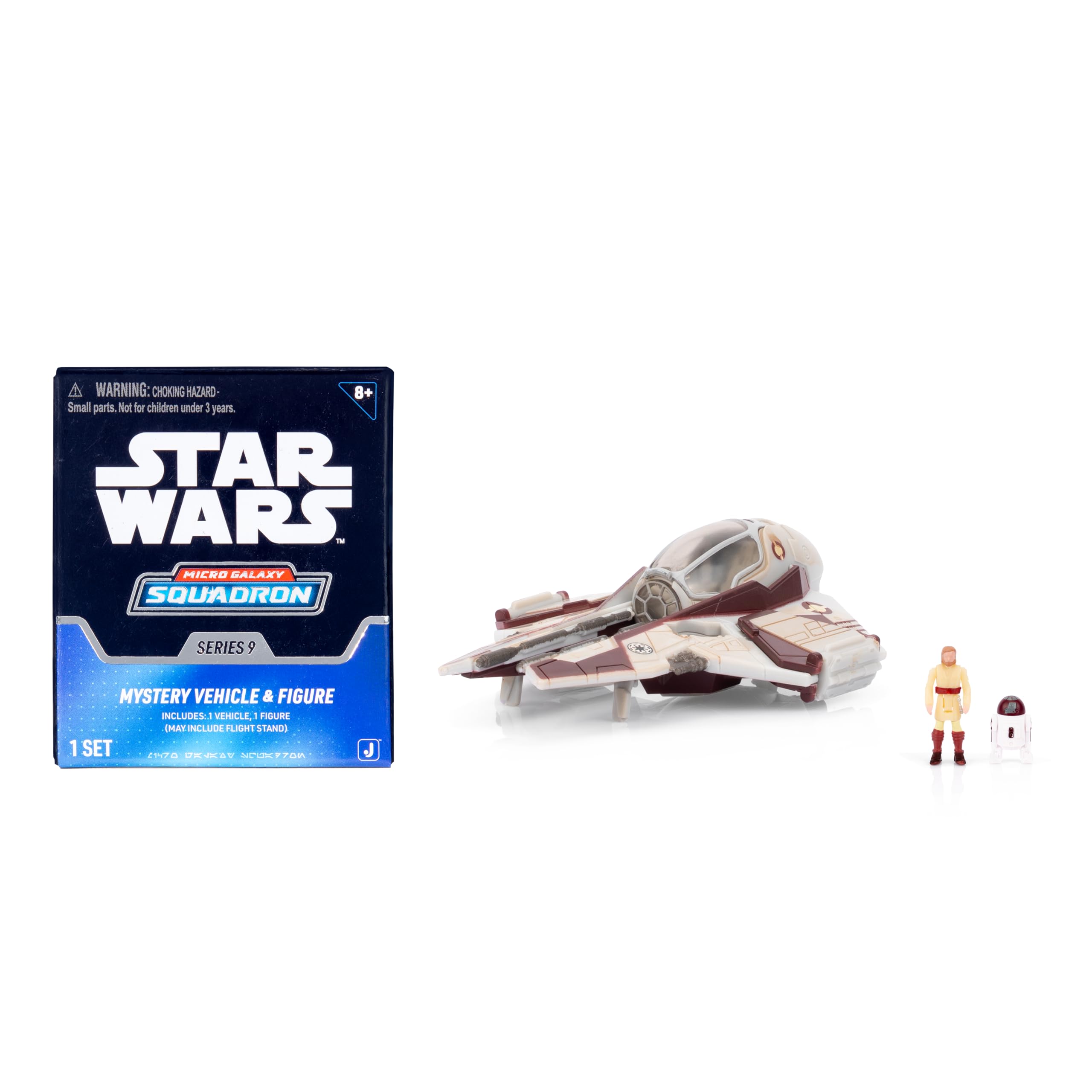 Jazwares Star Wars Micro Galaxy Jedi Interceptor Armada Edition three-inch model for display