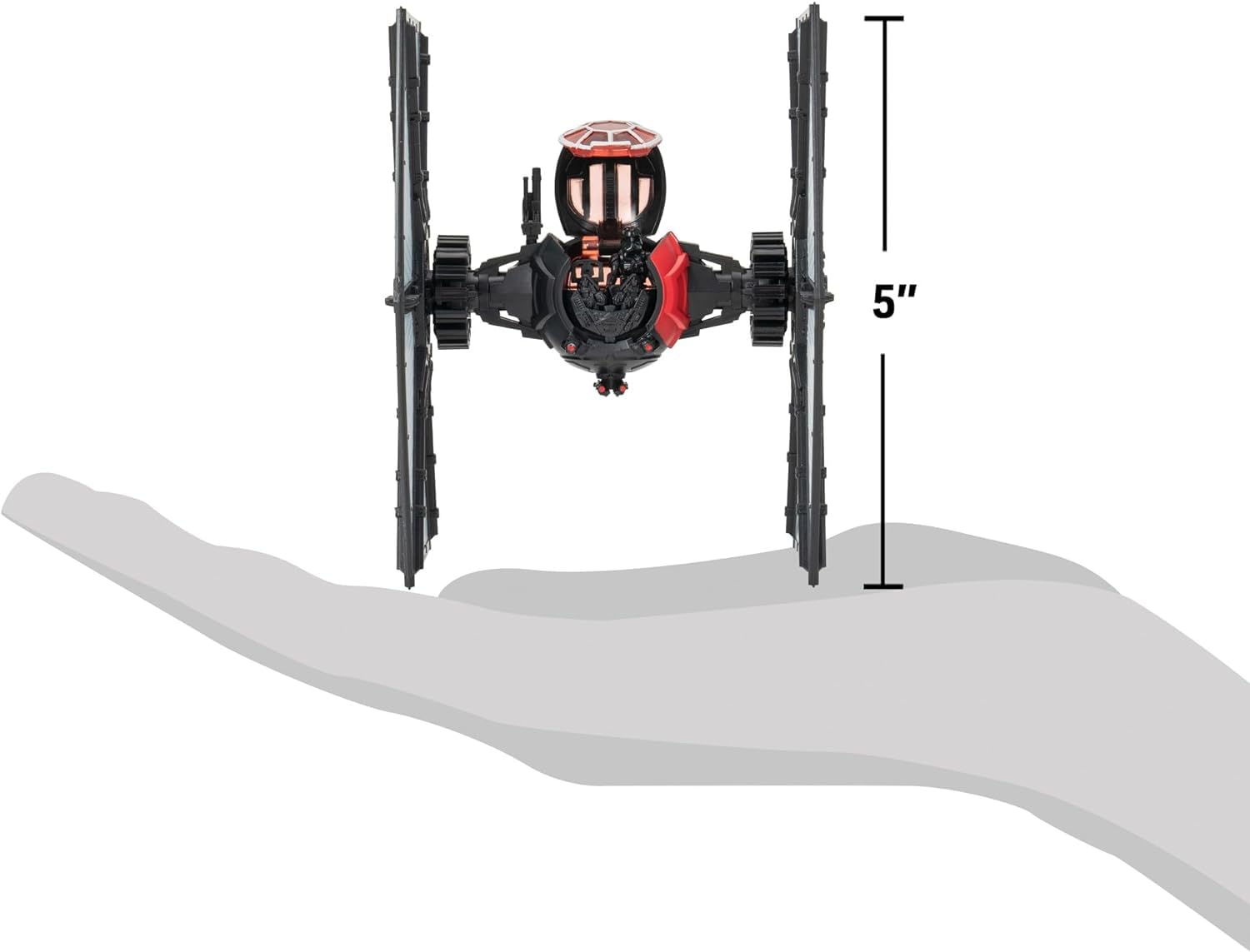 Compact 12.5 cm scale designed for shelf display and easy organization