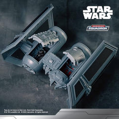 Jazwares Star Wars Micro Galaxy Squadron TIE Bomber includes 1-inch pilot figure for customization