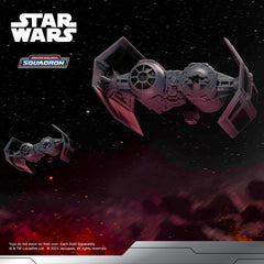 Jazwares Star Wars Micro Galaxy Squadron TIE Bomber side view for display and play