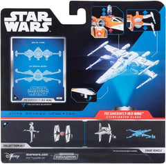 Jazwares Star Wars Micro Galaxy T-70 X-wing includes Poe Dameron and BB-8 figures