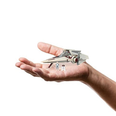 Jazwares Star Wars Micro Galaxy V-Wing retractable landing gear for realistic pretend flights.
