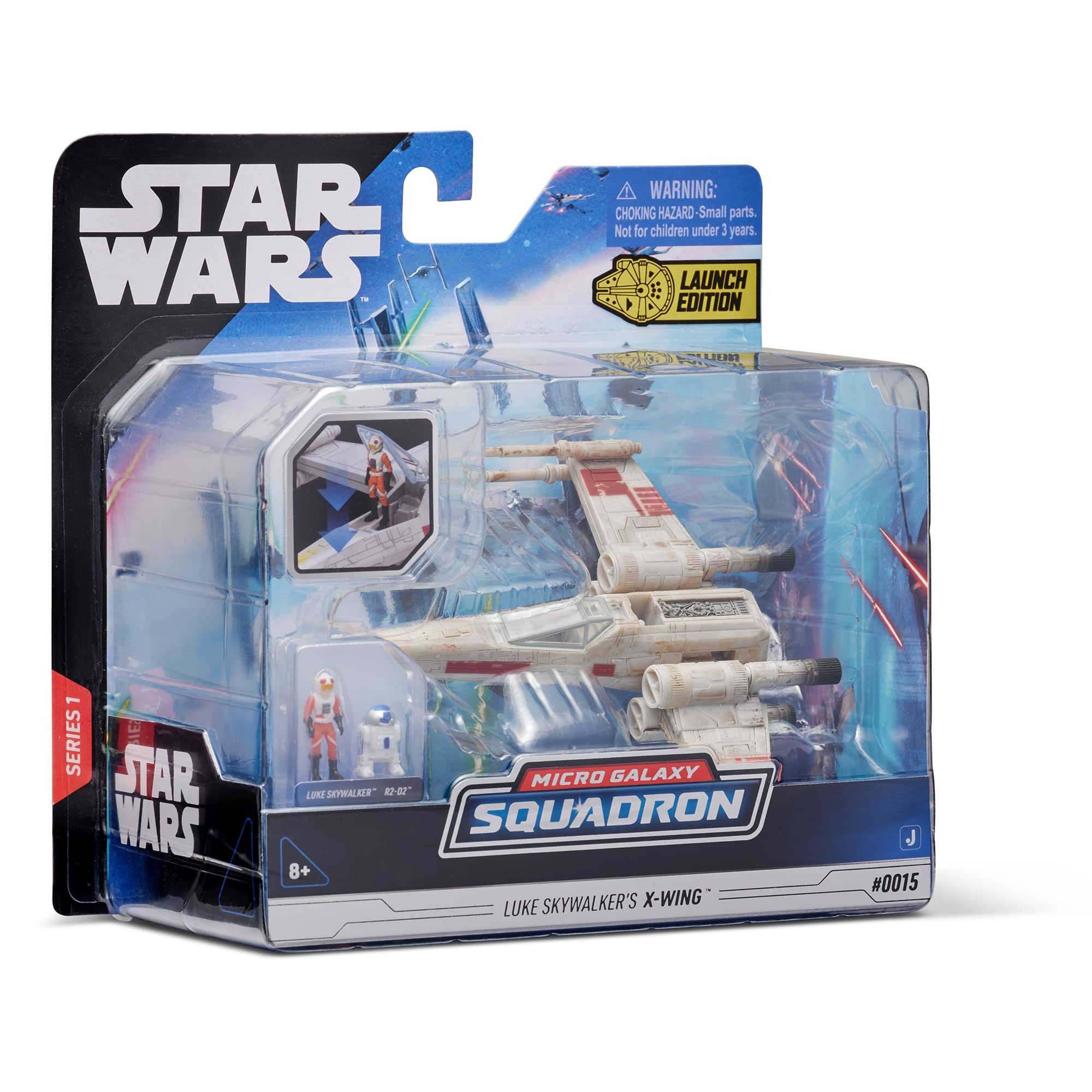 Jazwares R2-D2 micro figure enhances starfighter play