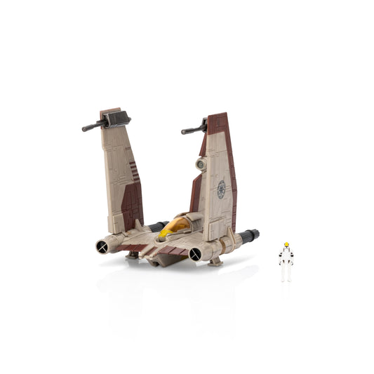 Jazwares Star Wars V-19 Torrent opening cockpit for action play