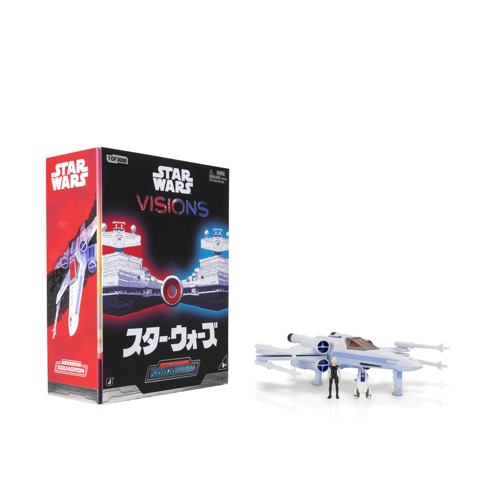 Jazwares Star Wars Visions X-wing with opening cockpit for immersive play