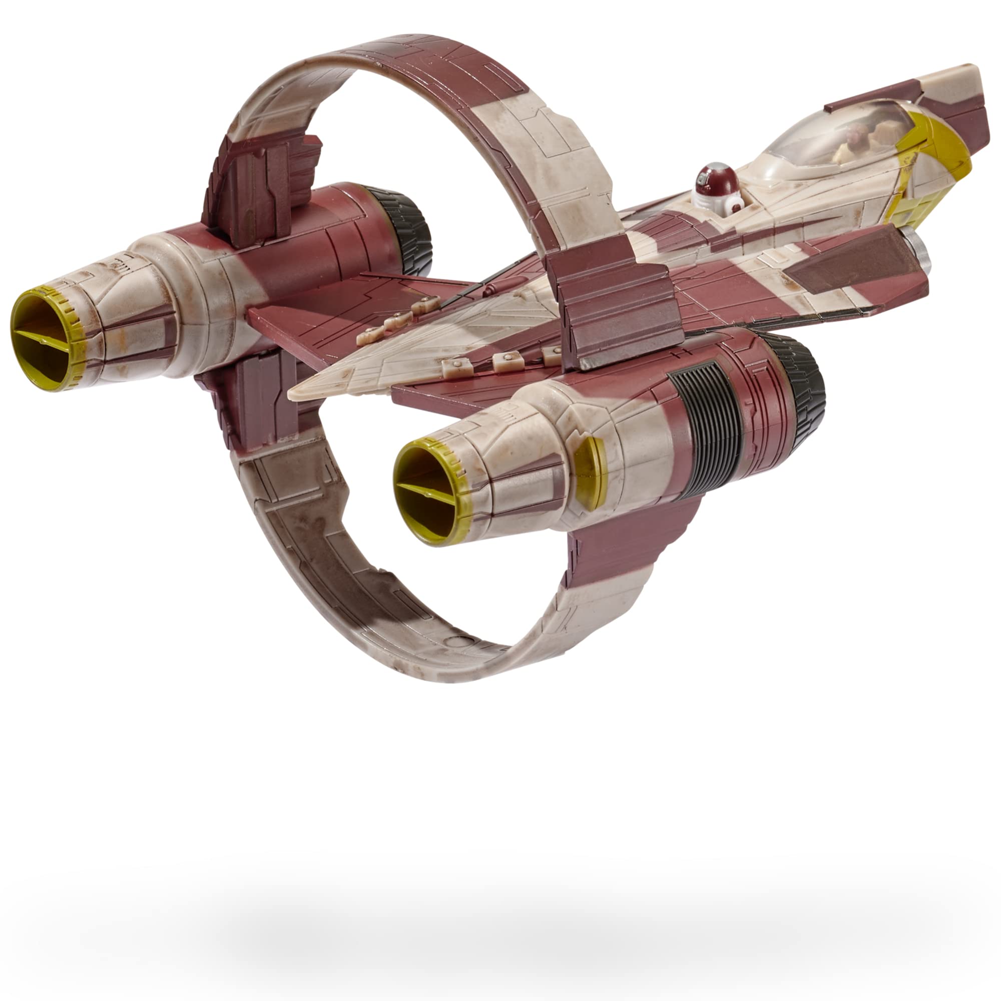 Jazwares working droid socket fits R4-P17 for authentic scenes.