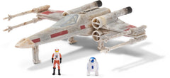 Jazwares Star Wars X-Wing front view with Luke and R2-D2 for immersive play