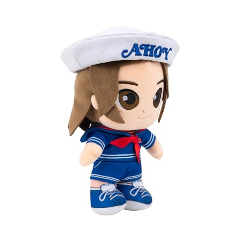 Steve Harrington plush with sailor hat embroidery enhances Season 3 look.