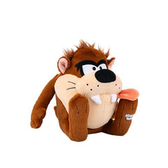 Jazwares Taz plush side view highlighting compact, huggable size.