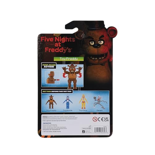 Jazwares Toy Freddy with multiple poseable joints for dynamic posing