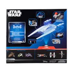 Premium finish and decals on Jazwares U-Wing Starfighter highlight quality.