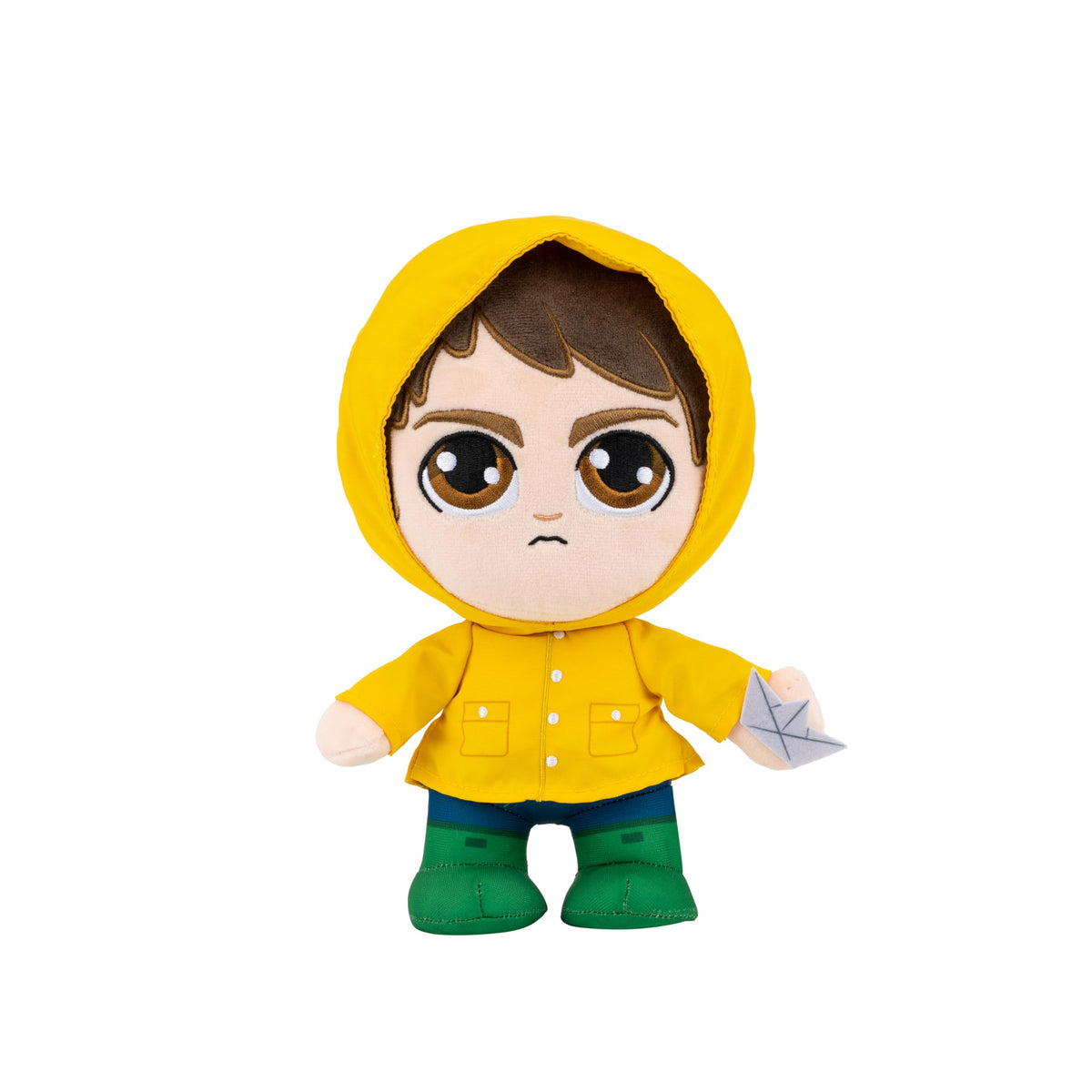 Jazwares Warner Bros IT Georgie plush, 8-inch front view for cuddly display