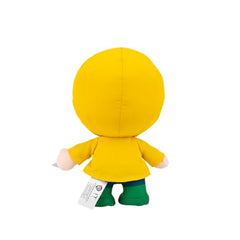 Close-up of Georgie plush face highlighting softness and character