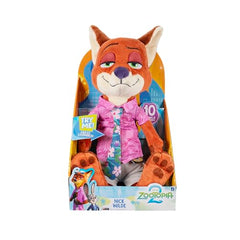 Nick Wilde plush belly-press activates 10+ sounds from Zootopia 2.