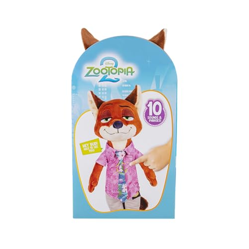 Nick Wilde plush ideal for cuddling during playtime.