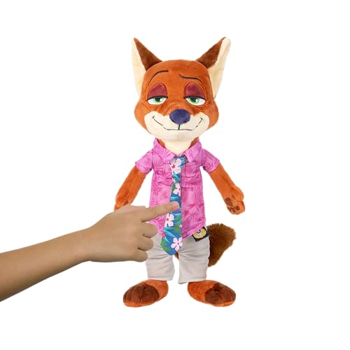 Nick Wilde plush is made with soft materials to inspire cozy storytelling.