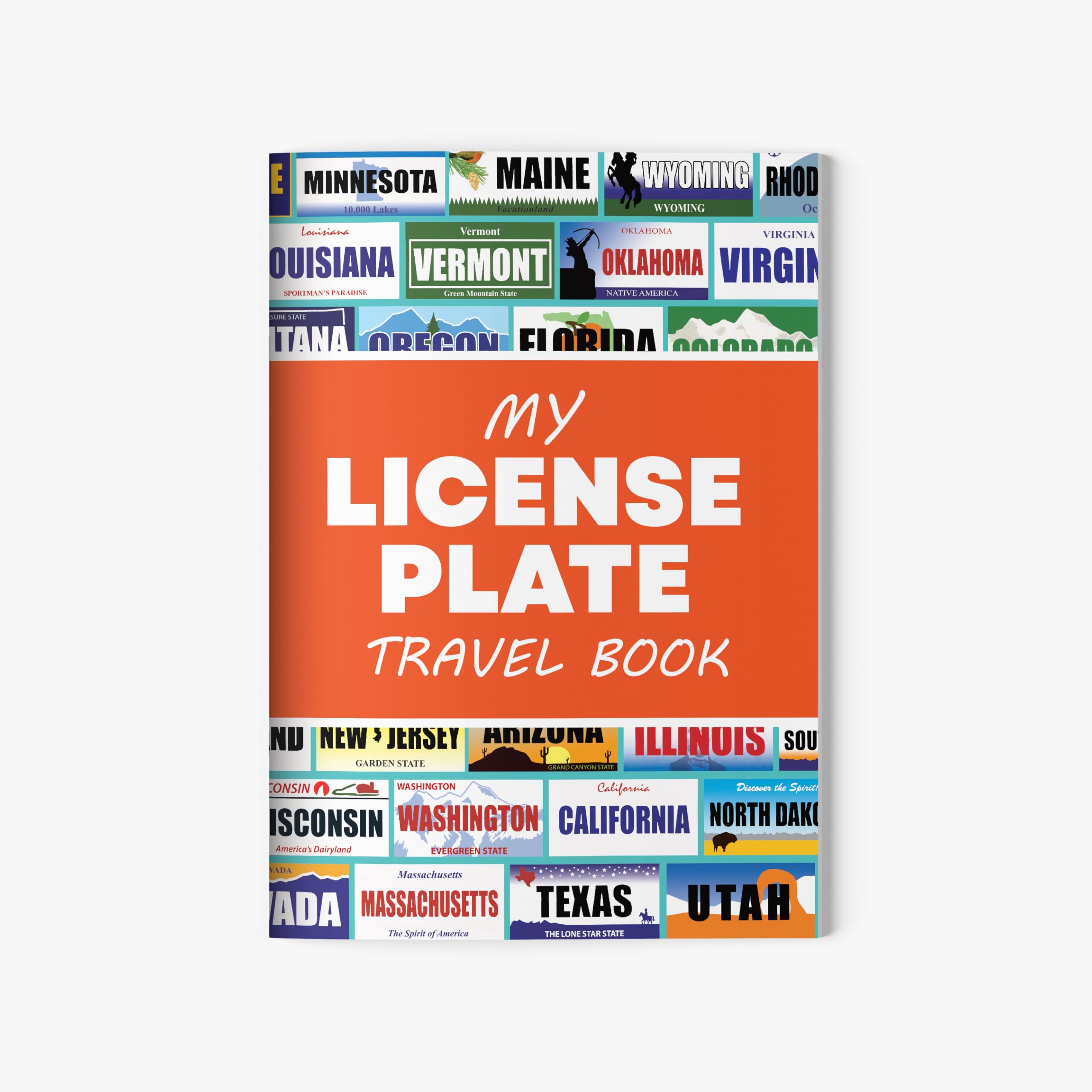 Jazzoo license plate game pack cover with 12 books for screen-free family road trips.