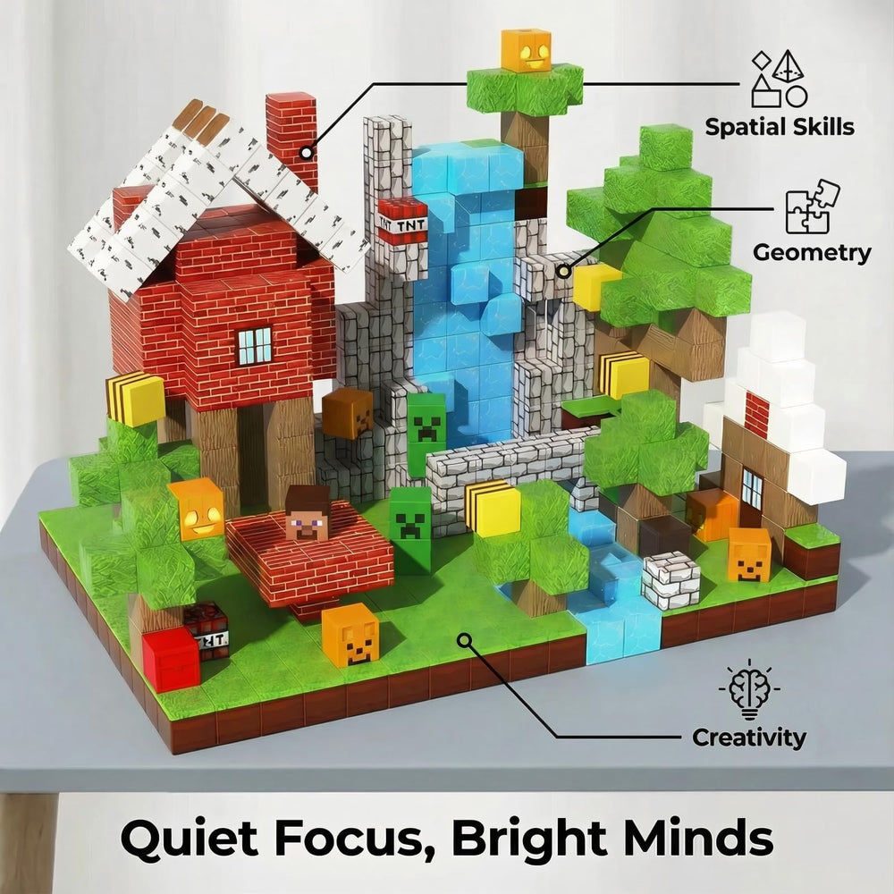 JBD magnets click: satisfying hold for precise, puzzle-like construction