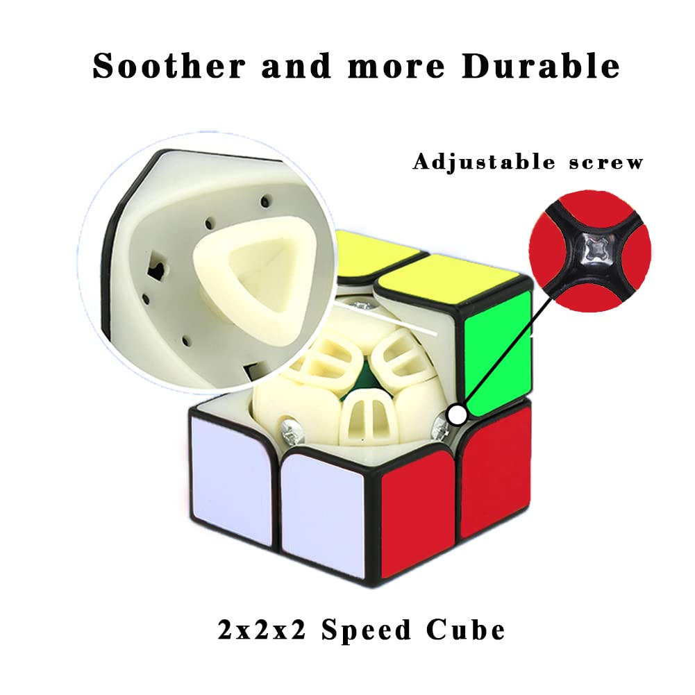 Jbpbslu 2x2 cube black, packaging with gift bag ready for gifting occasions