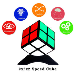 Jbpbslu 2x2 cube black, side shot highlighting compact design
