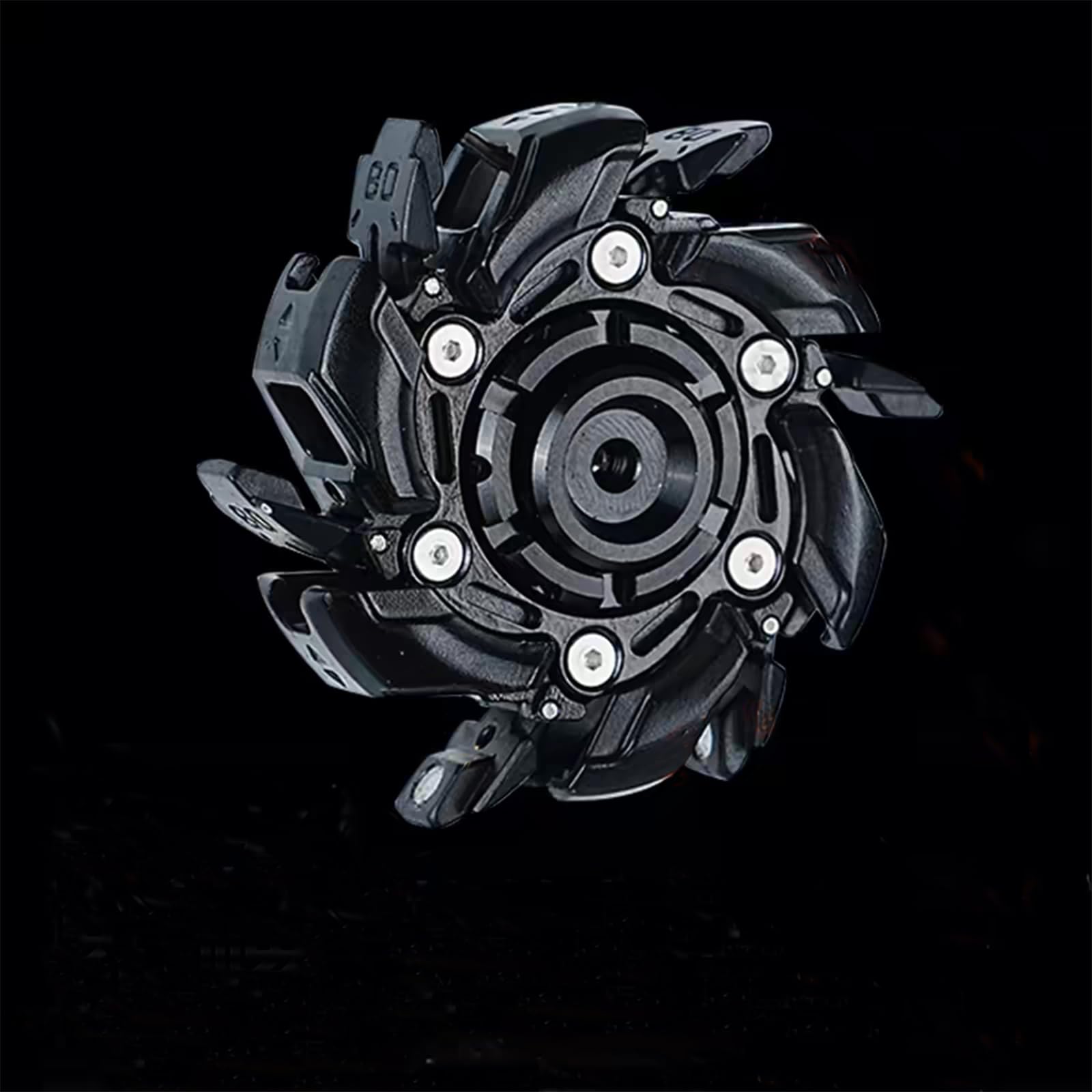 JC JIUCHUANG EDC fidget slider side view emphasizes durable metal design