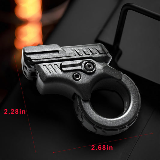 JC JIUCHUANG fidget gun metal in hand for portable stress relief