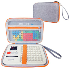 JCHPINE orange carrying case for GiiKER Super Blocks offers portable protection.