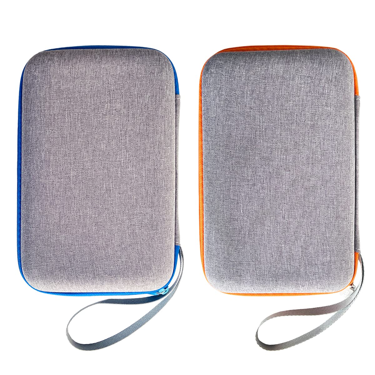 Durable orange zipper adds visibility and easy opening.