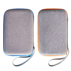 Durable orange zipper adds visibility and easy opening.