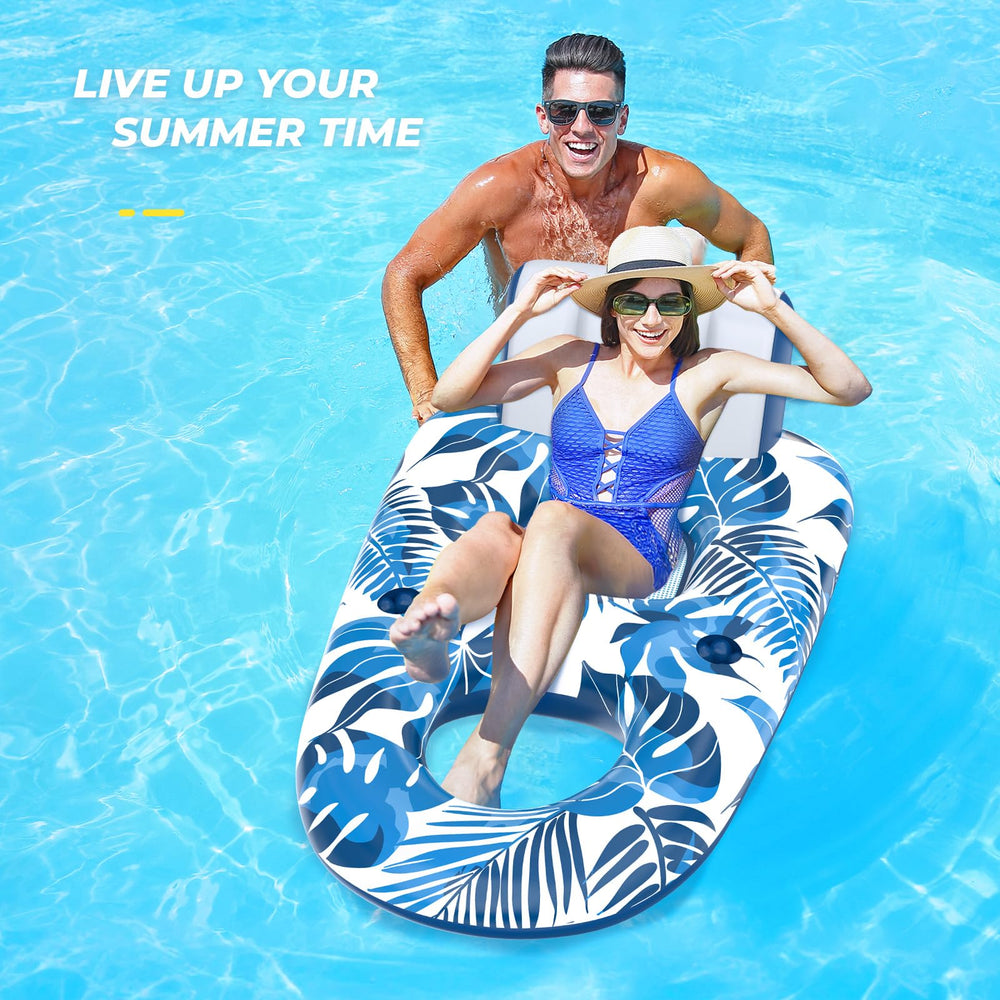 JCLEAL pool floats lounger ideal for sunbathing and relaxation