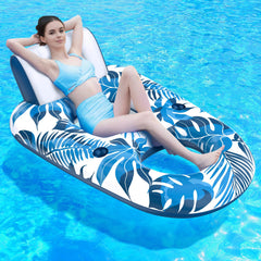 JCLEAL pool floats lounger with wide edge for durable, leak-proof lounging