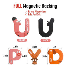 JCREN Large fridge magnets with animals—perfect for tactile learning.