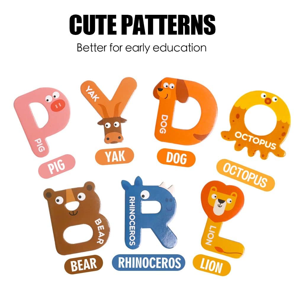 JCREN Magnetic letters and animals set—supporting fine motor skills.