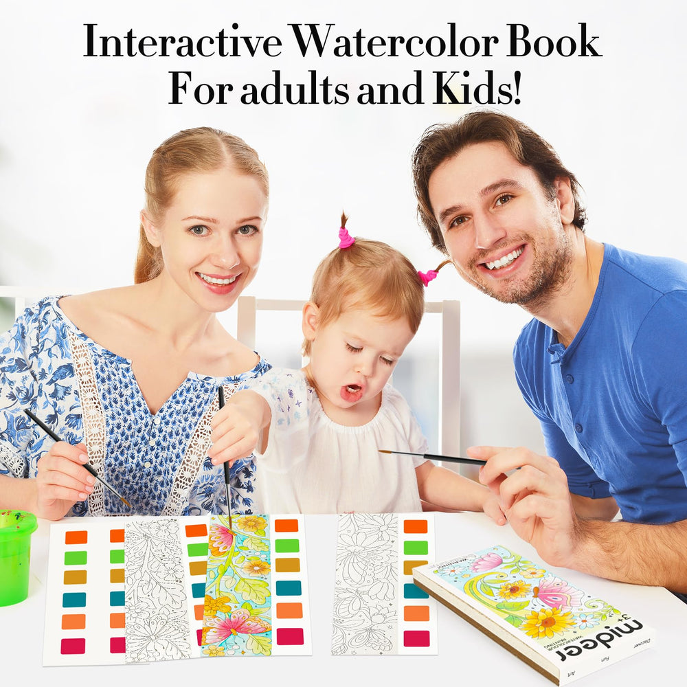 Each page tears out as a bookmark to share with family.