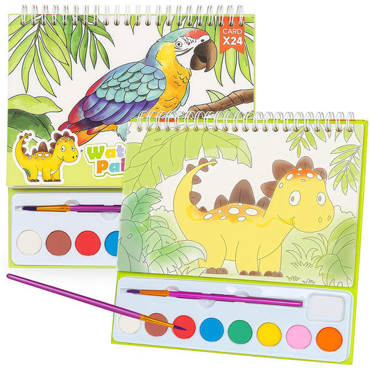 JCREN Paint with Water Books package front promotes kids' creativity.