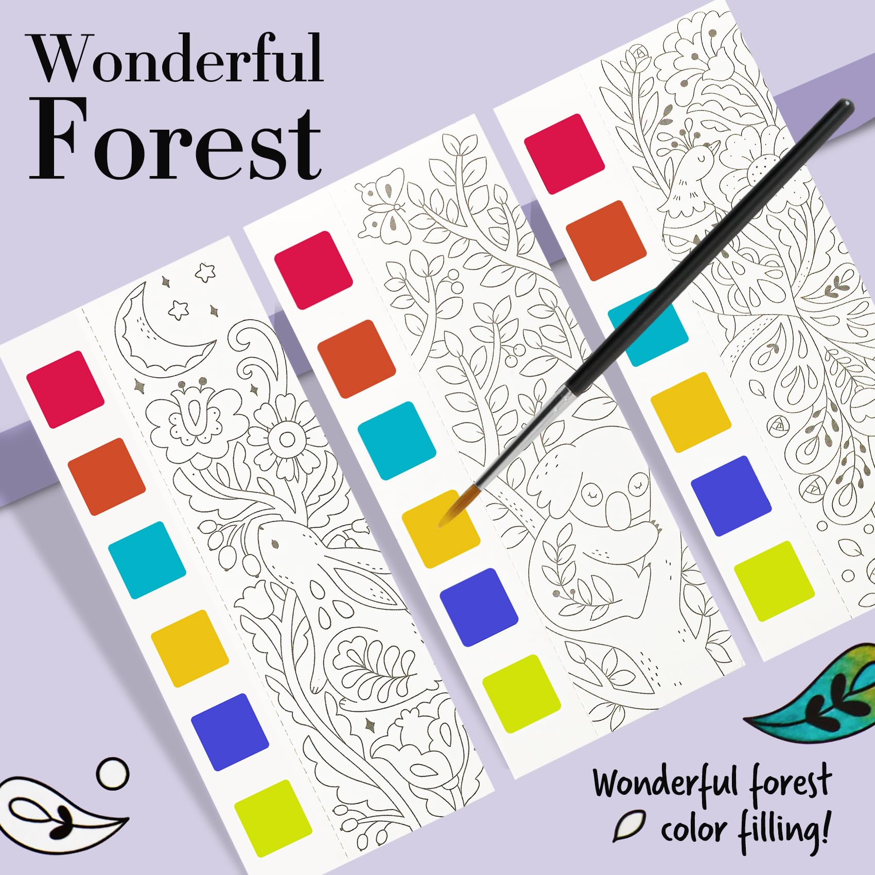 JCREN pocket-size watercolor book ideal for travel and on-the-go art