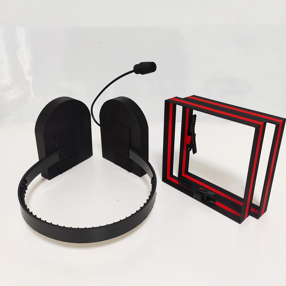 JCvCX non-functional headset prop emphasizes visual impact