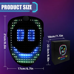 JDBMAOYE LED mask with adjustable strap for a comfortable fit