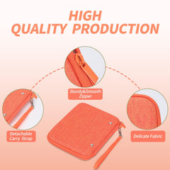 Jeachan card case with double-sided transparent window for quick selection.