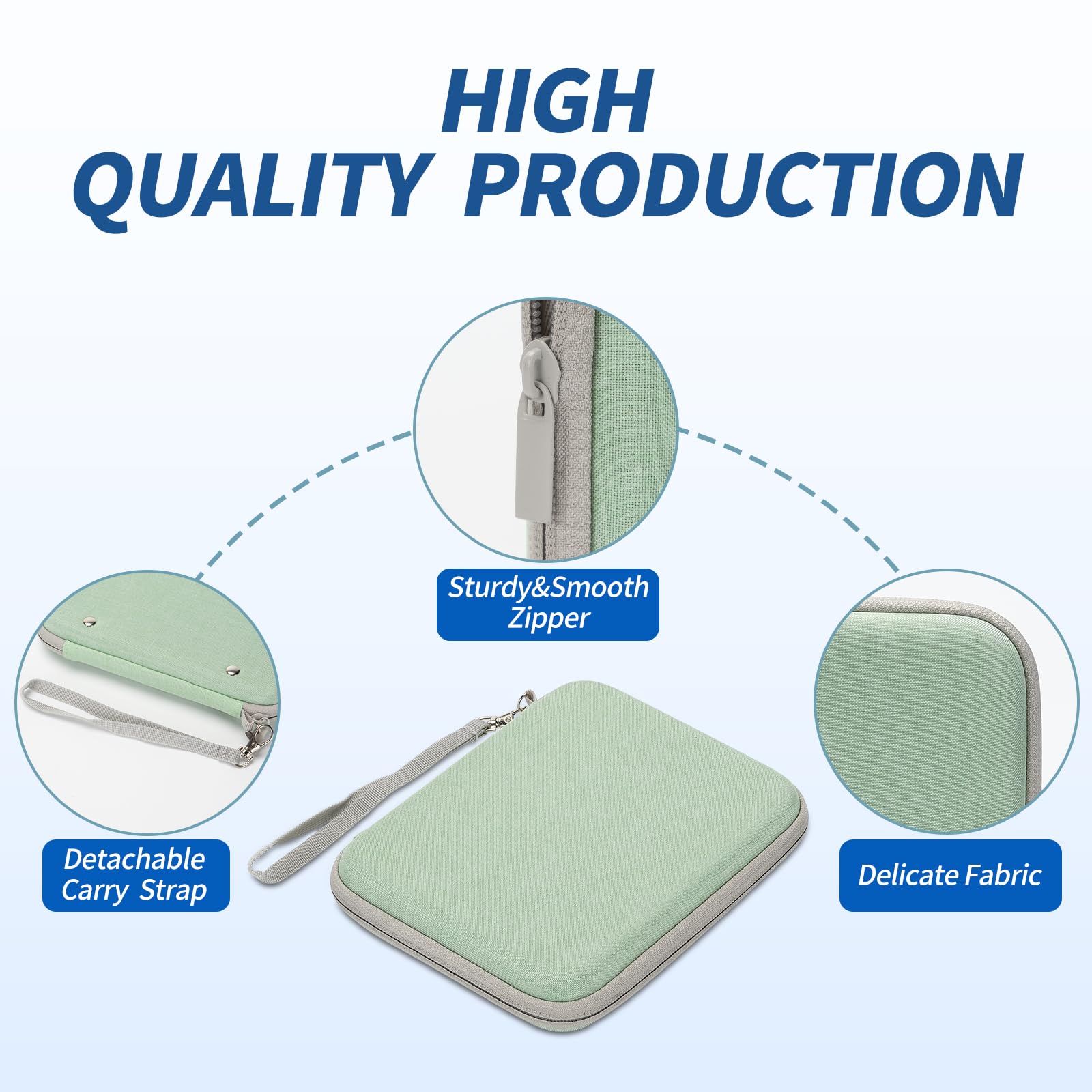 Jeachan card case transparent window speeds card choices at a glance