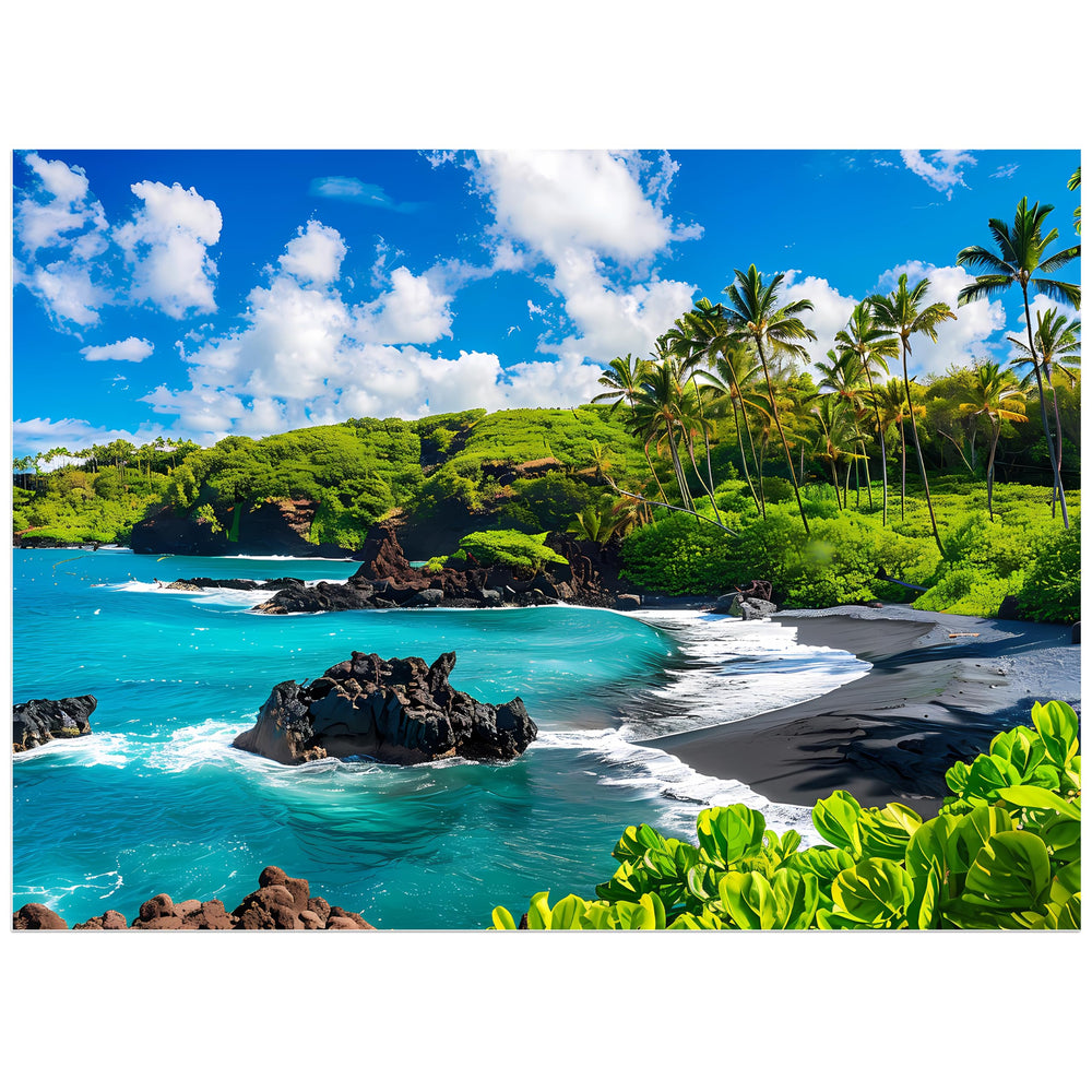 Jeacirio Beach Puzzle 500-piece front view highlighting vibrant colors for a relaxing family evening